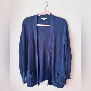LOFT Navy Blue Women's Cardigan